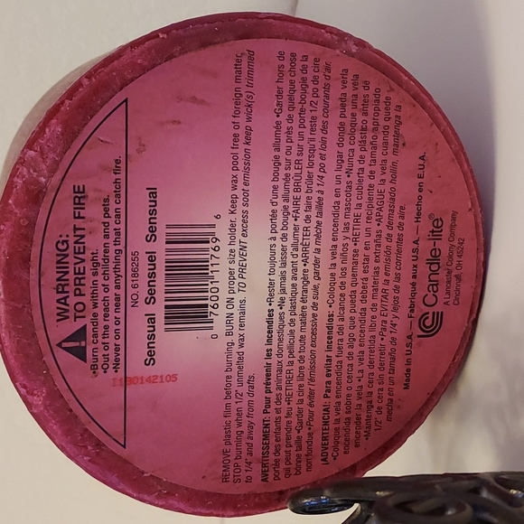 Candle & Holder - Picture 7 of 7